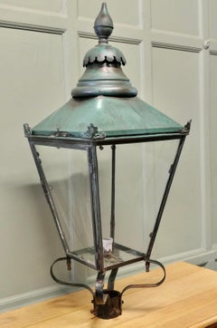 Large Copper Lantern, Street Light This is a Large Copper Street Light Lantern