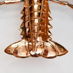 Large Copper Lobster Trade Sign