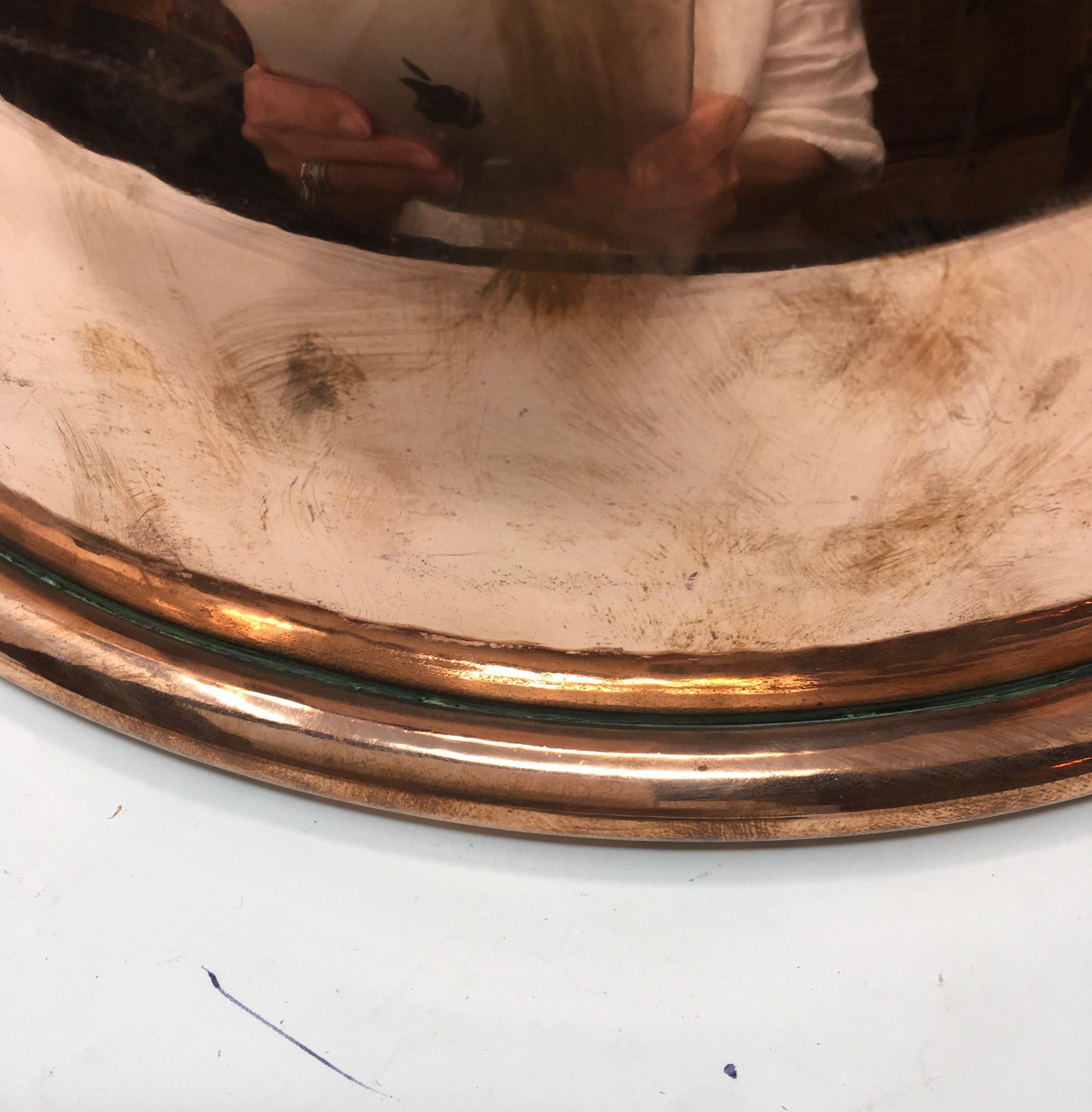 English Large Copper Mixing Bowl