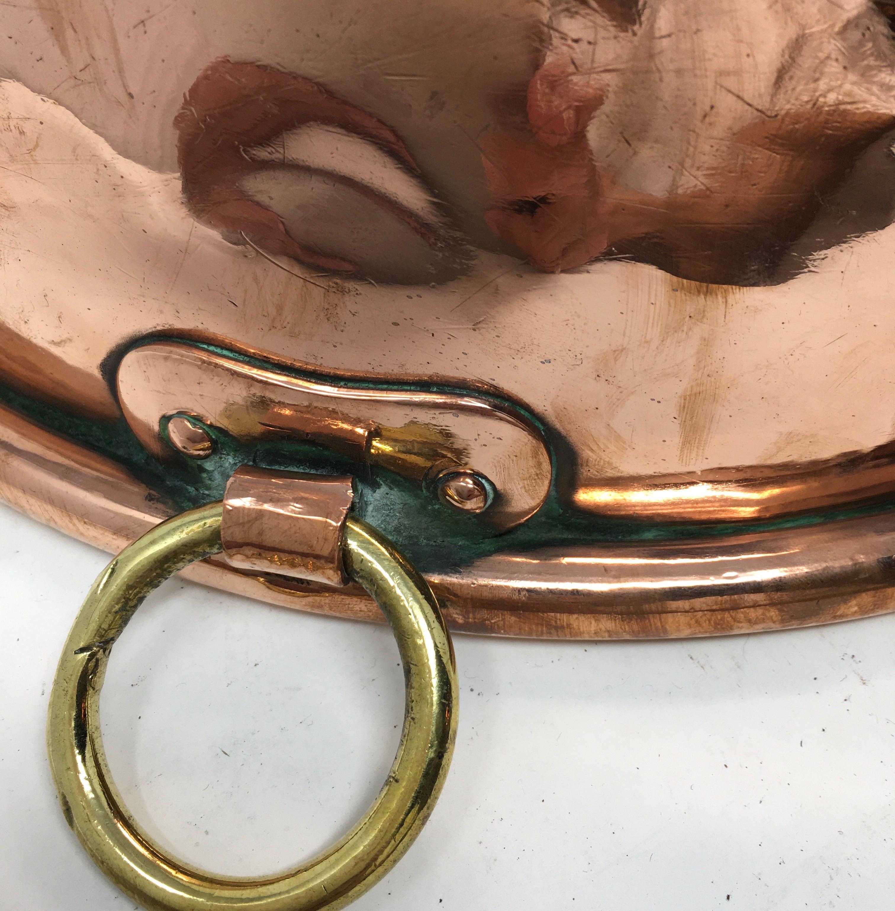 Large Copper Mixing Bowl 3