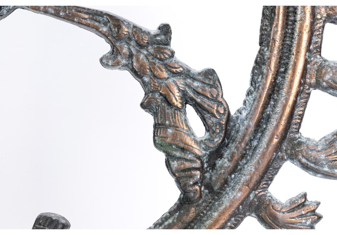 Large Copper Patinated Aluminum Sculpture Of Shiva Nataraja For Sale 4