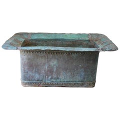 Large Copper Planter
