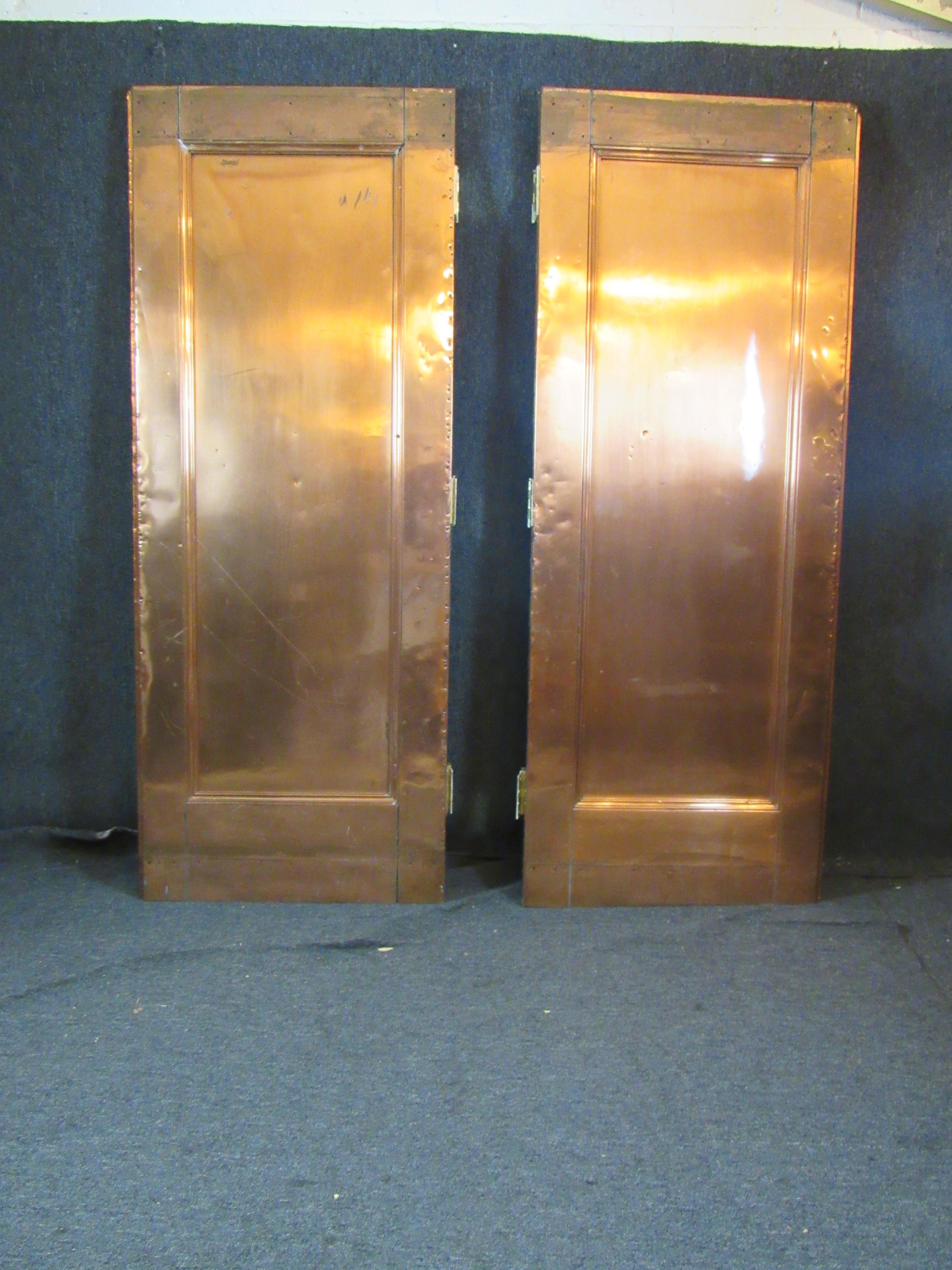 Large Copper Plated Double Doors 7