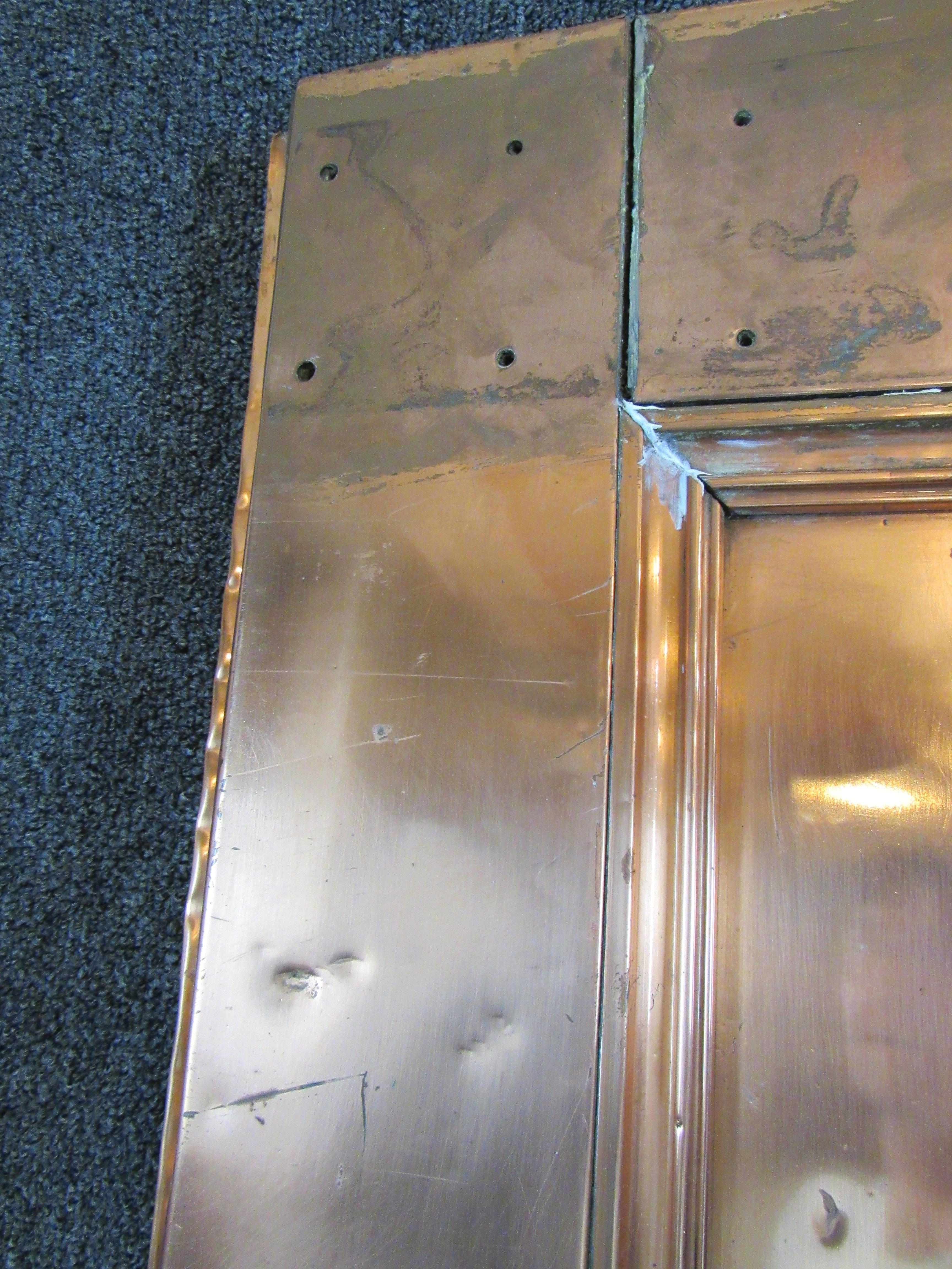 Large Copper Plated Double Doors 10