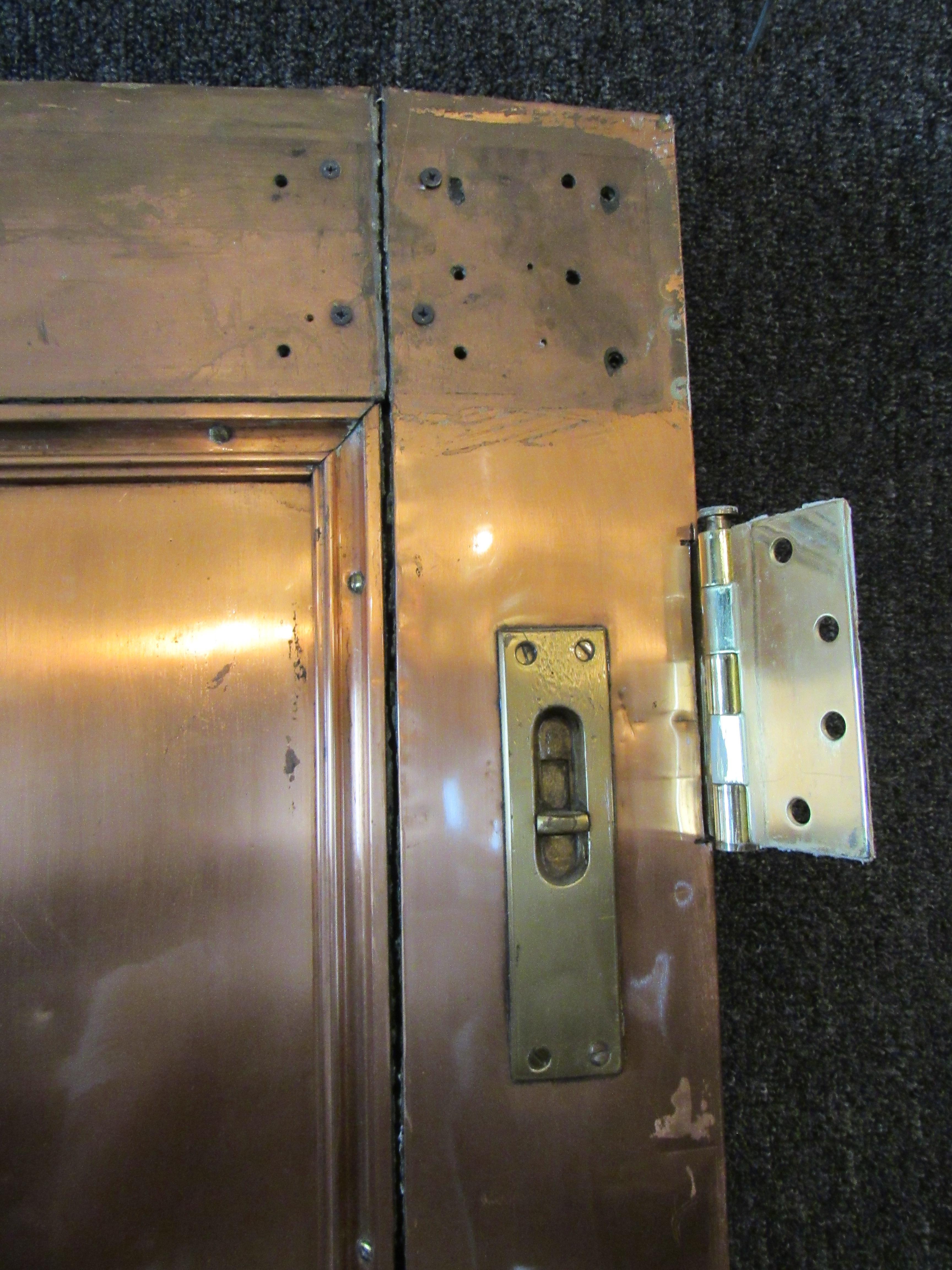 Brass Large Copper Plated Double Doors