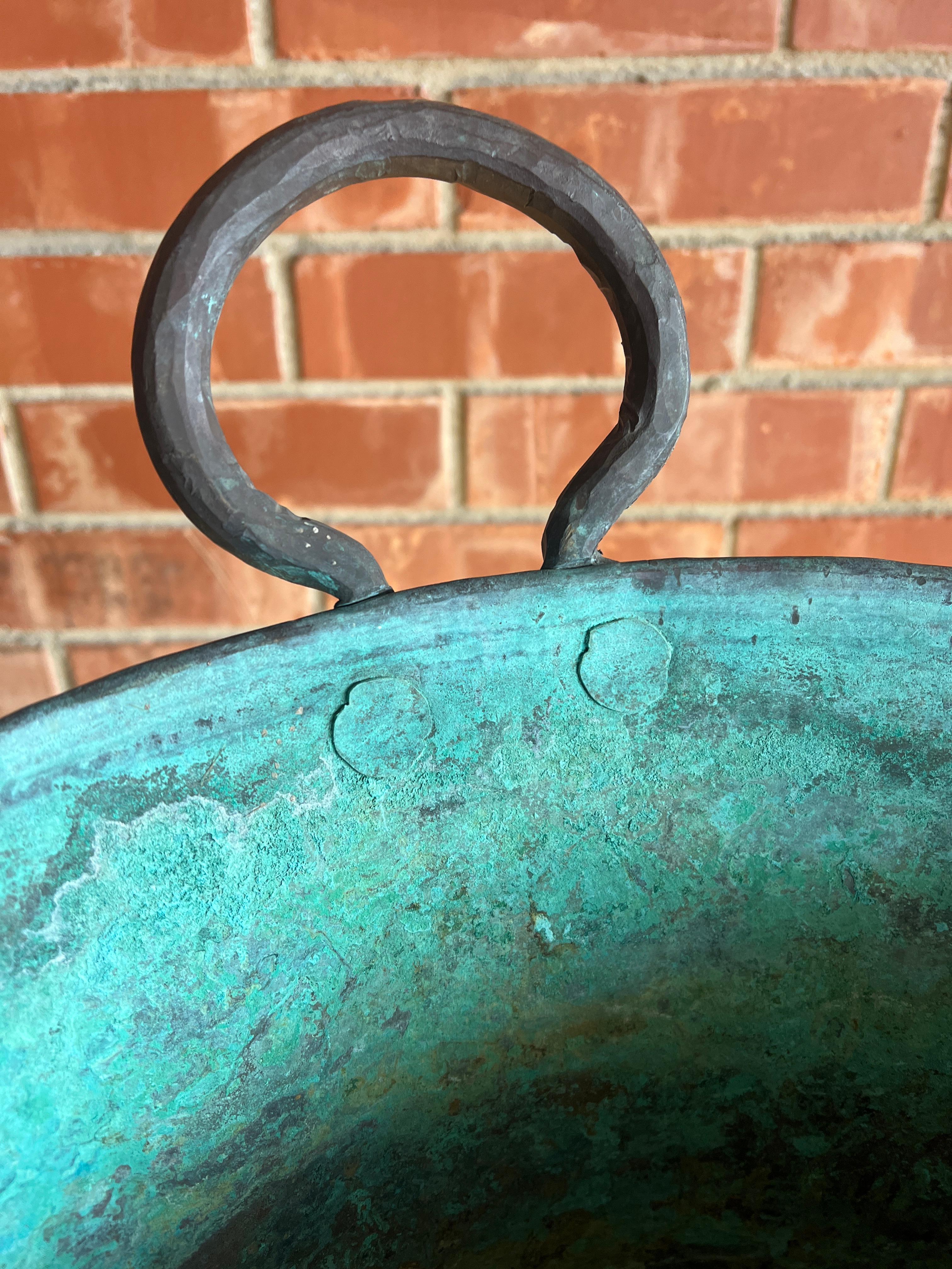 20th Century Large Copper Pot or Planter For Sale