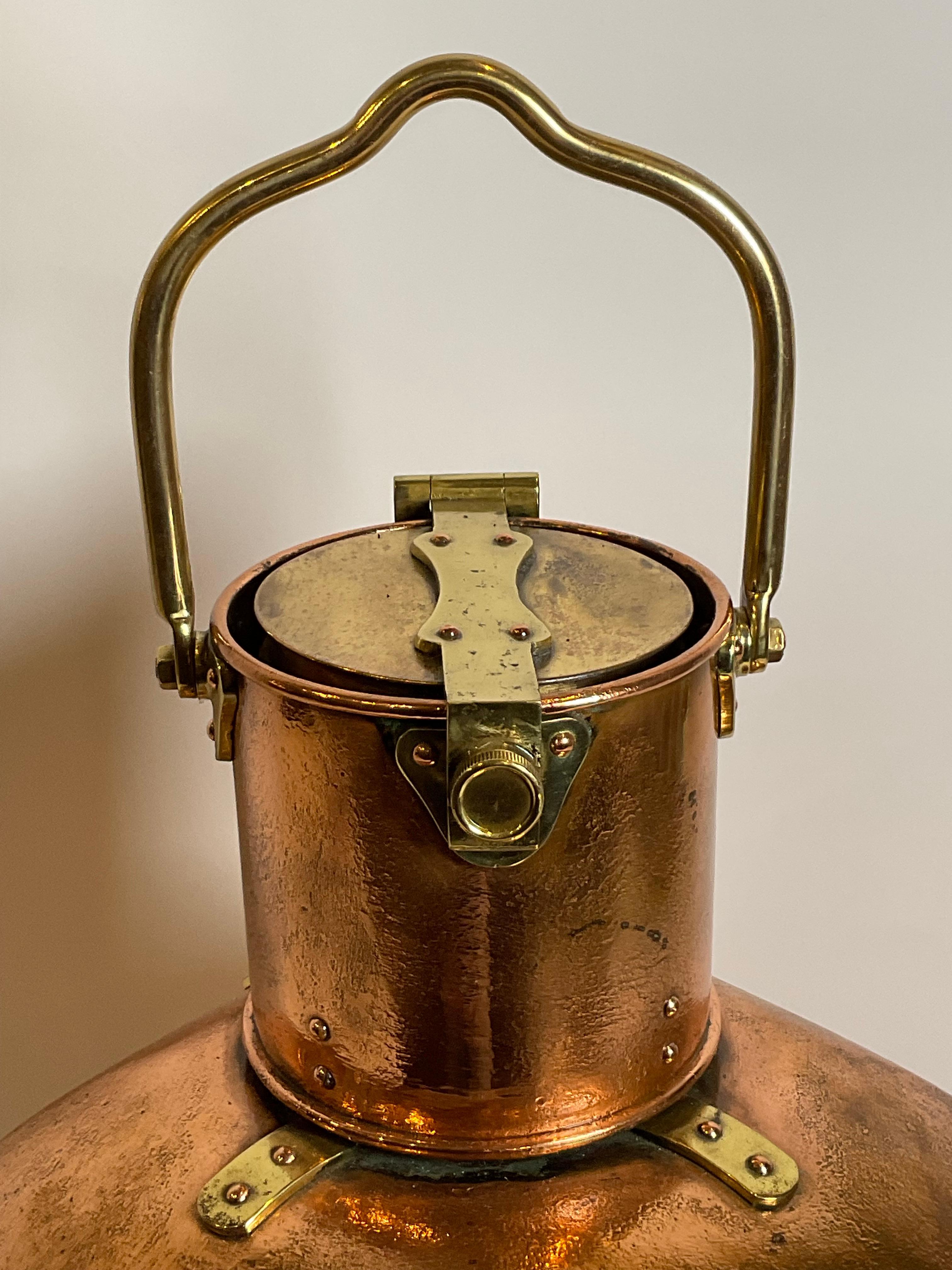 Large Copper Ships Lantern For Sale 2