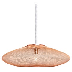 Large Copper UFO Pendant Lamp by Atelier Robotiq