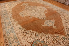 Large Cotton and Wool Antique Persian Tabriz Rug. Size: 12 ft 3 in x 18 ft 9 in