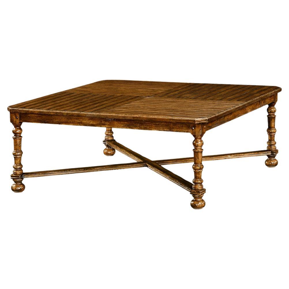 Large Country Coffee Table For Sale