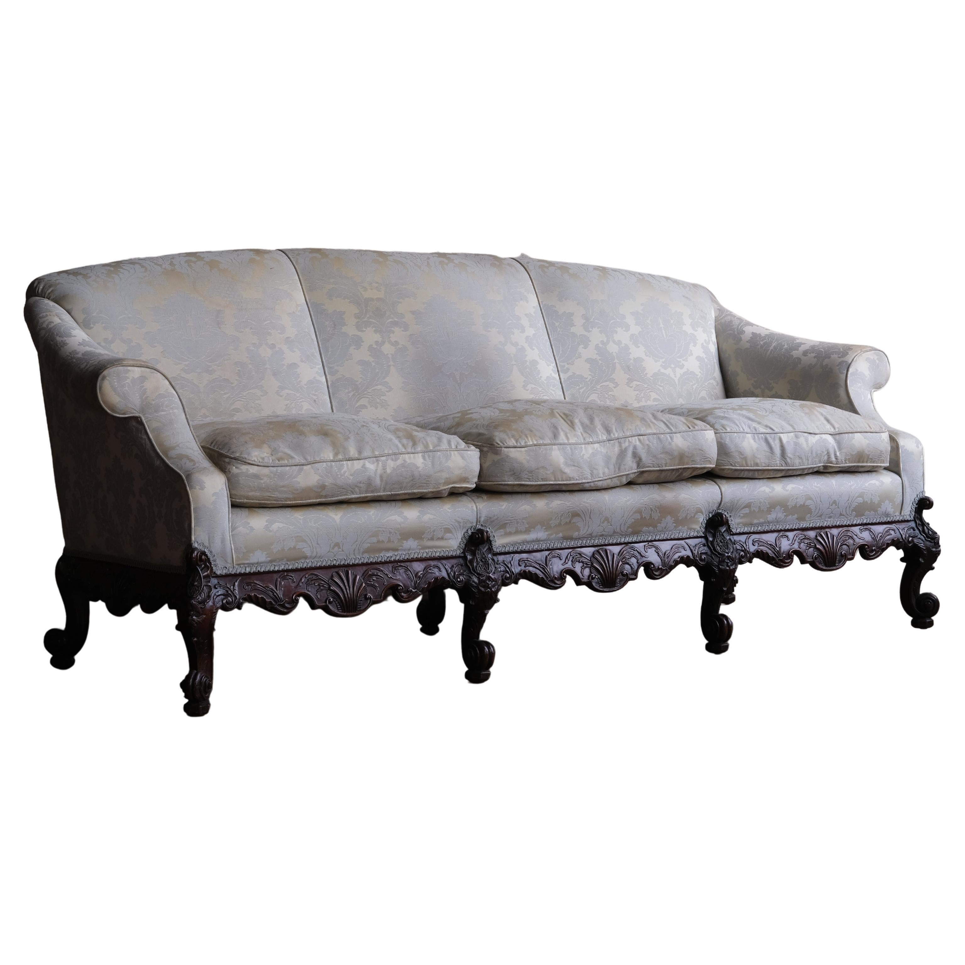 Large Country House 3 Seater Sofa For Sale at 1stDibs