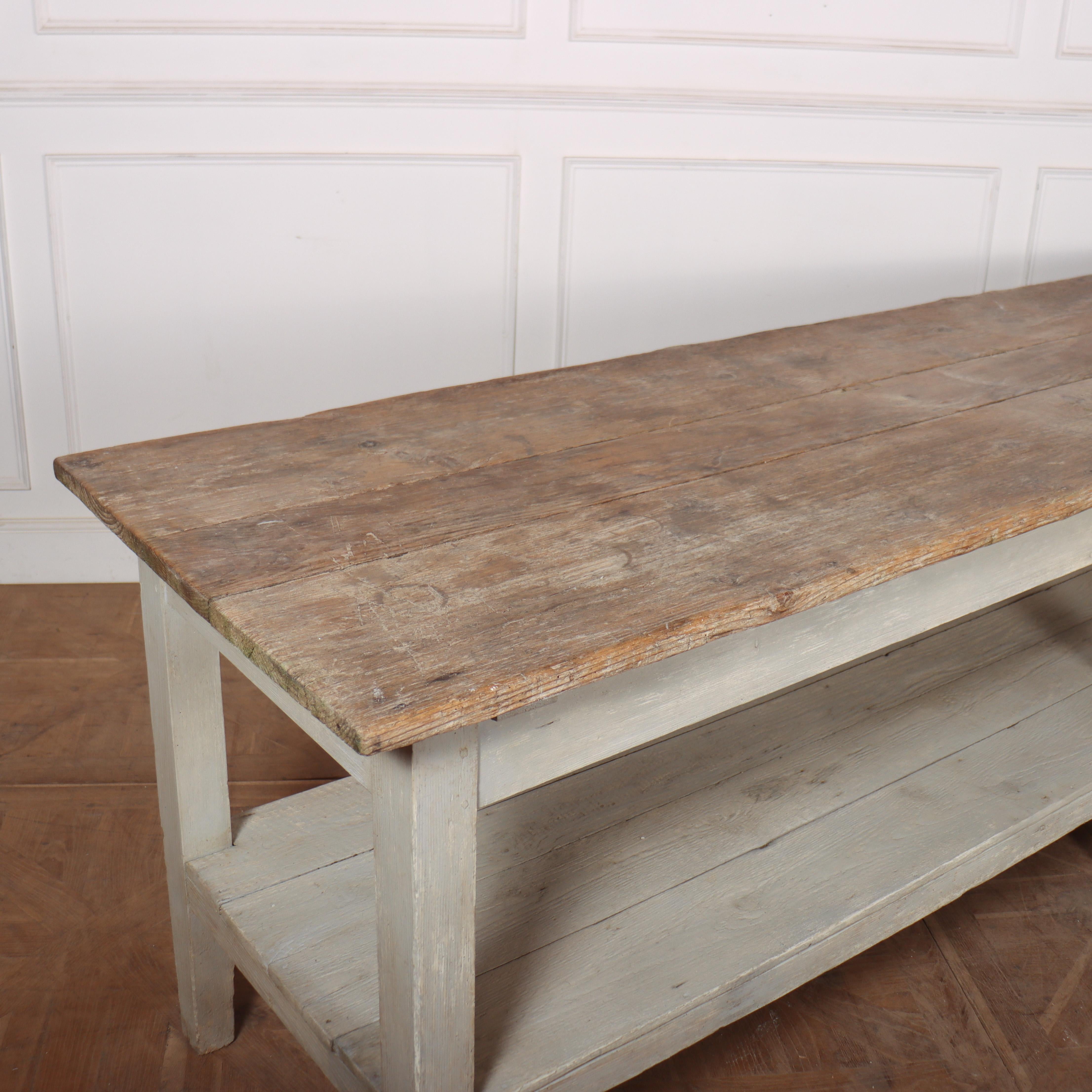 Large Country House Prep Table In Good Condition For Sale In Leamington Spa, Warwickshire