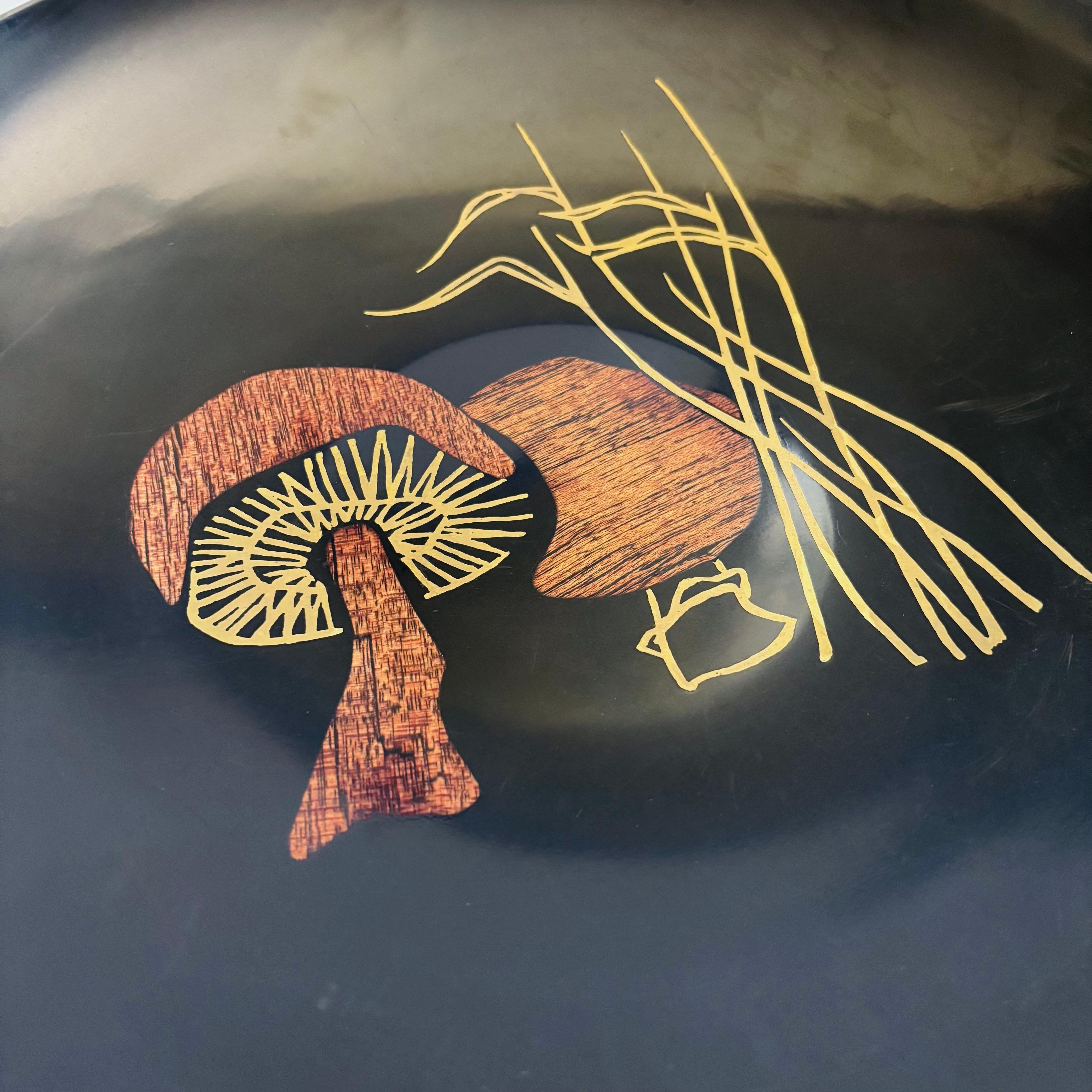 Grand plateau à champignons Couroc Bon état - En vente à Fairfield, CA