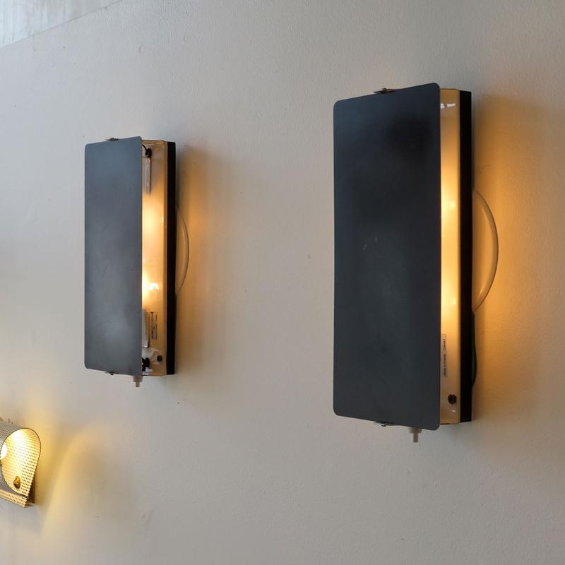 Metal Large CP-1 Wall Lights by Charlotte Perriand, 1960 For Sale