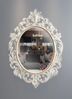 Baroque Style Large Craftsman Ornate Wall Mirror Frame Oak or Beech