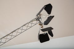 Large Crane Floor Lamp by Curtis Jere, USA 1971