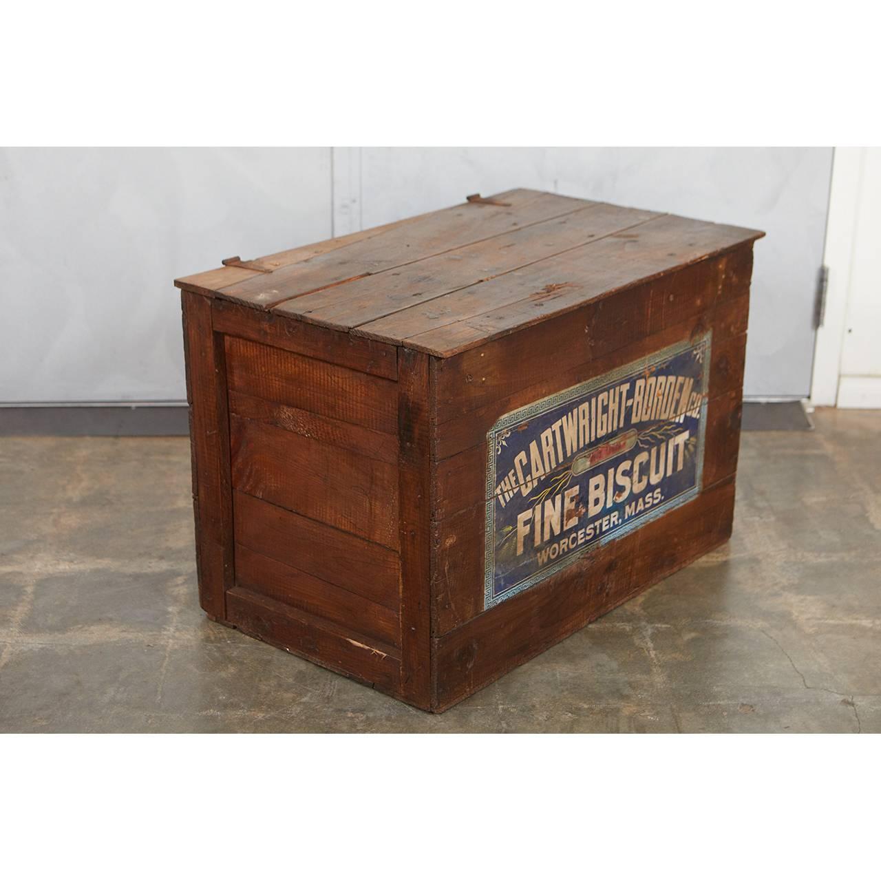 Large Crate with Advertising For Sale 2