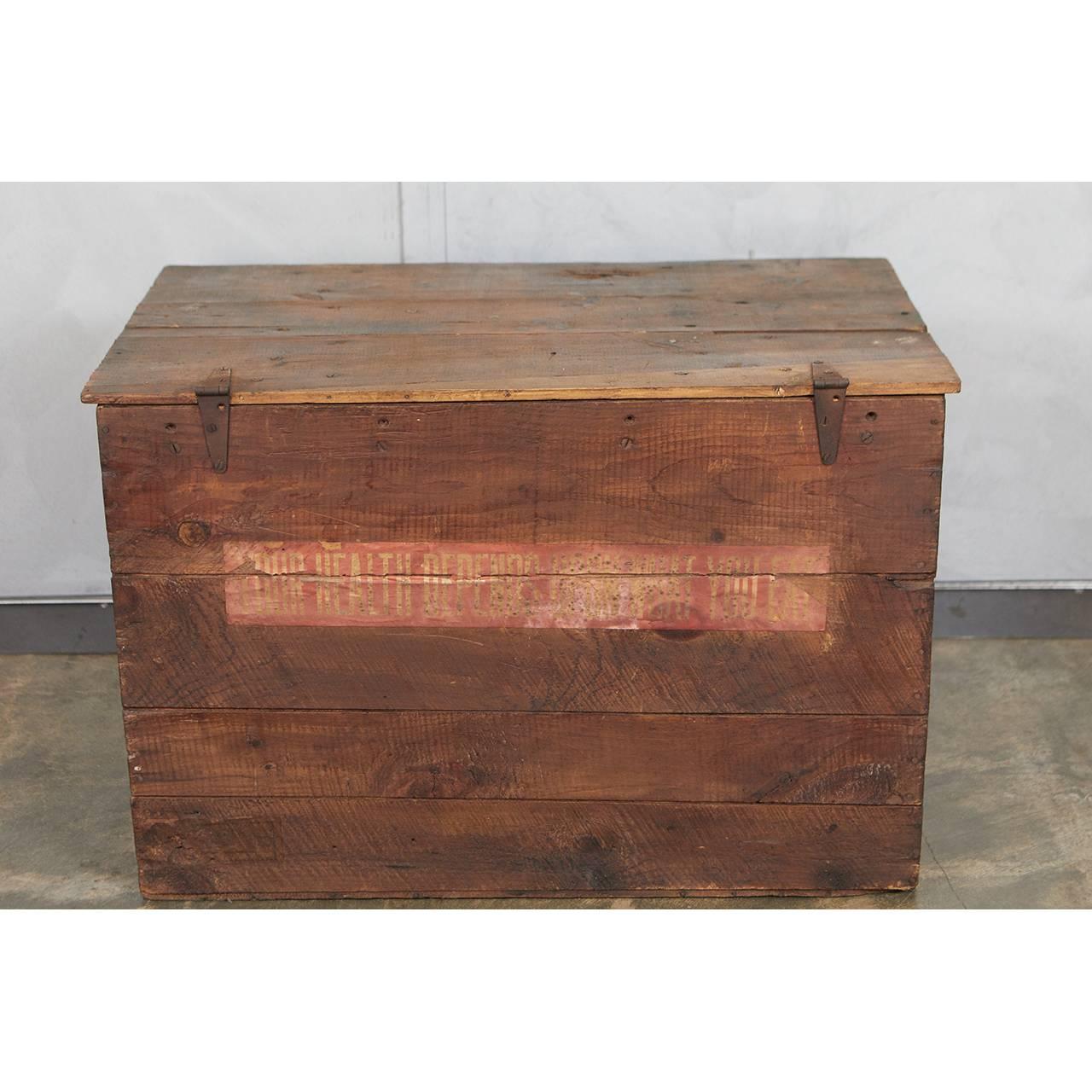 Large Crate with Advertising For Sale 3