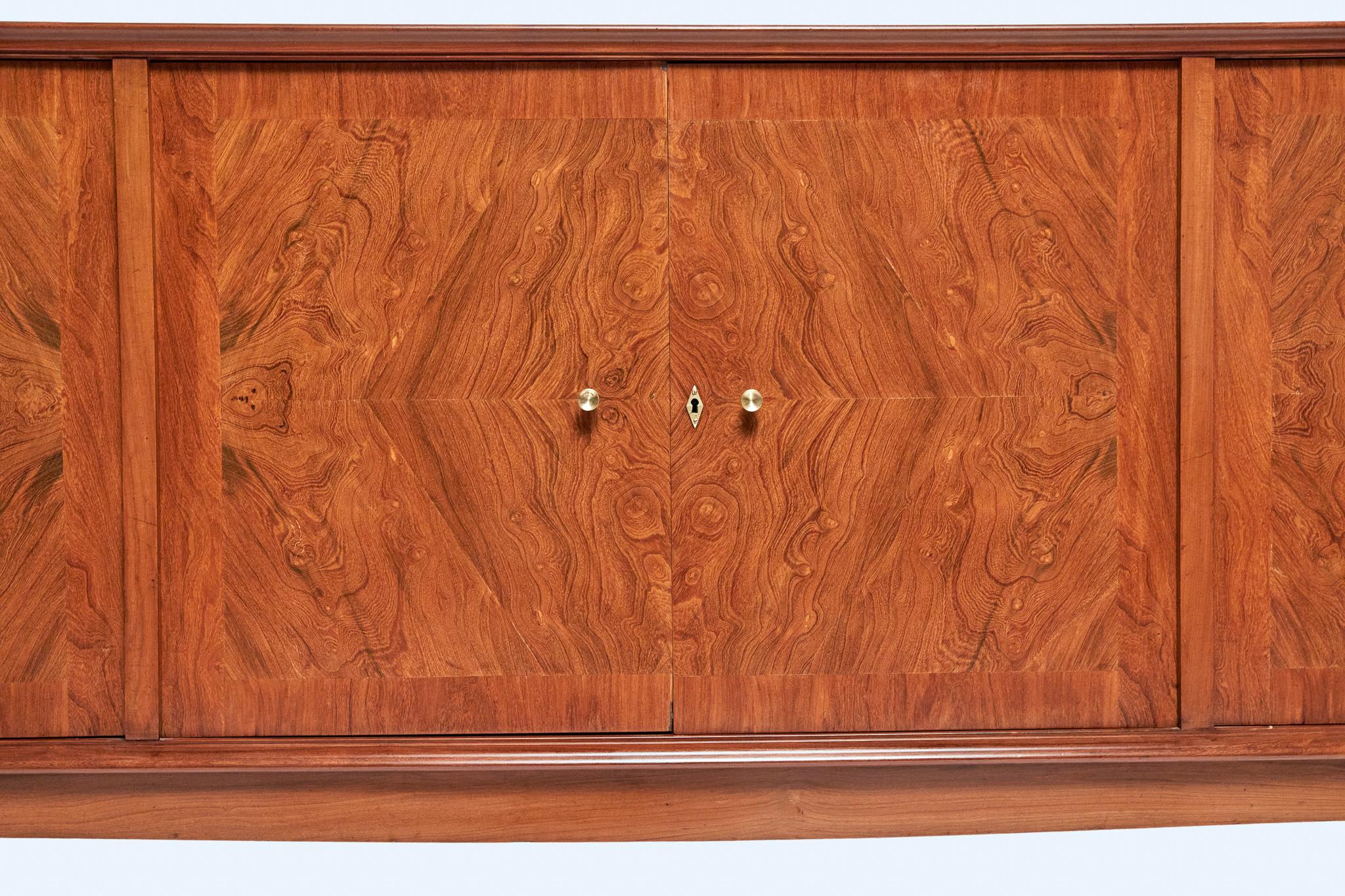 Other Mid-Century Modern Credenza in Caviuna Hardwood by Giuseppe Scapinelli, 1956 For Sale