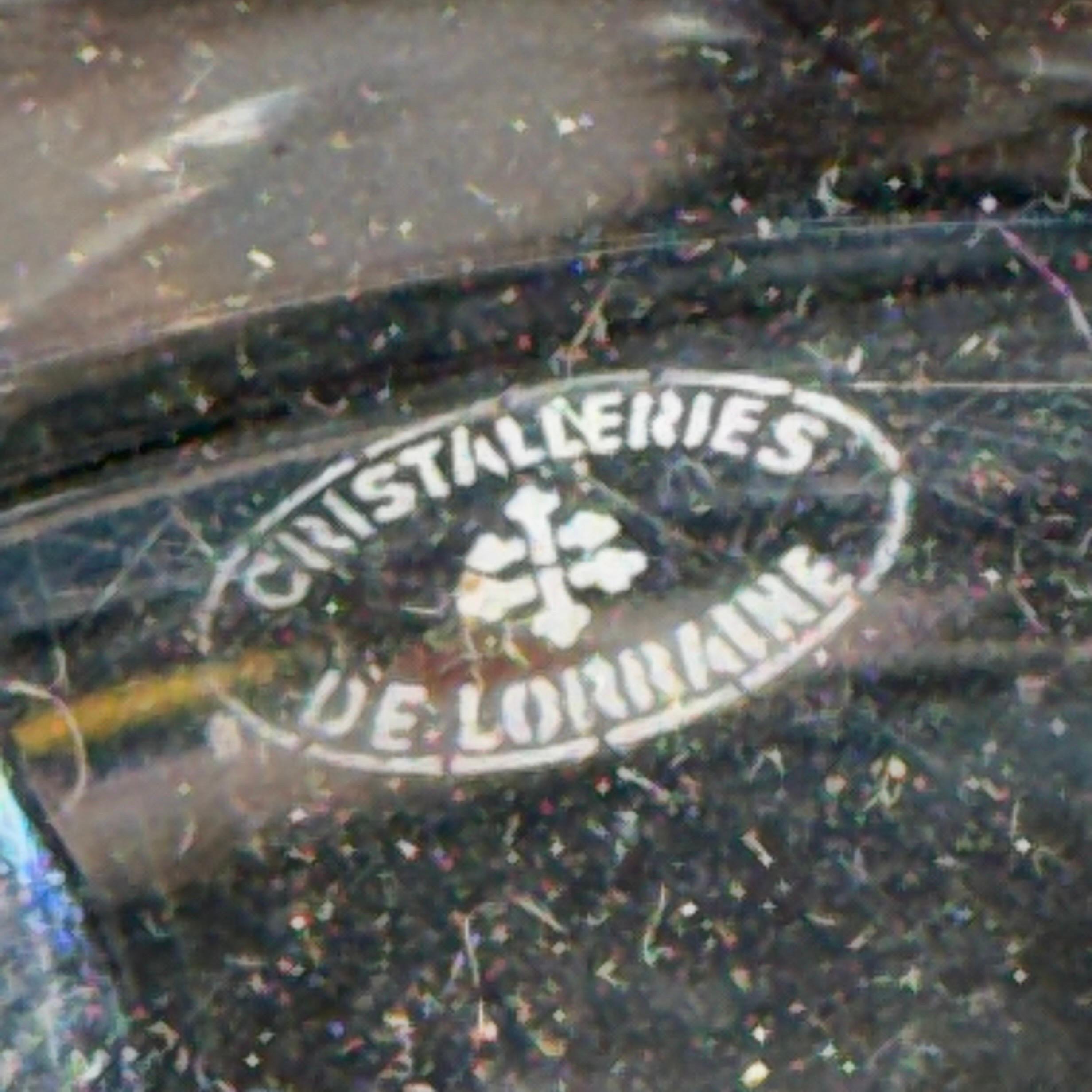 Large Cristalleries de Lorraine Cut Crystal Champagne Bucket, France en vente 10
