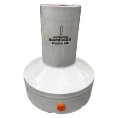 Large "Crock" with Orange Stopper
