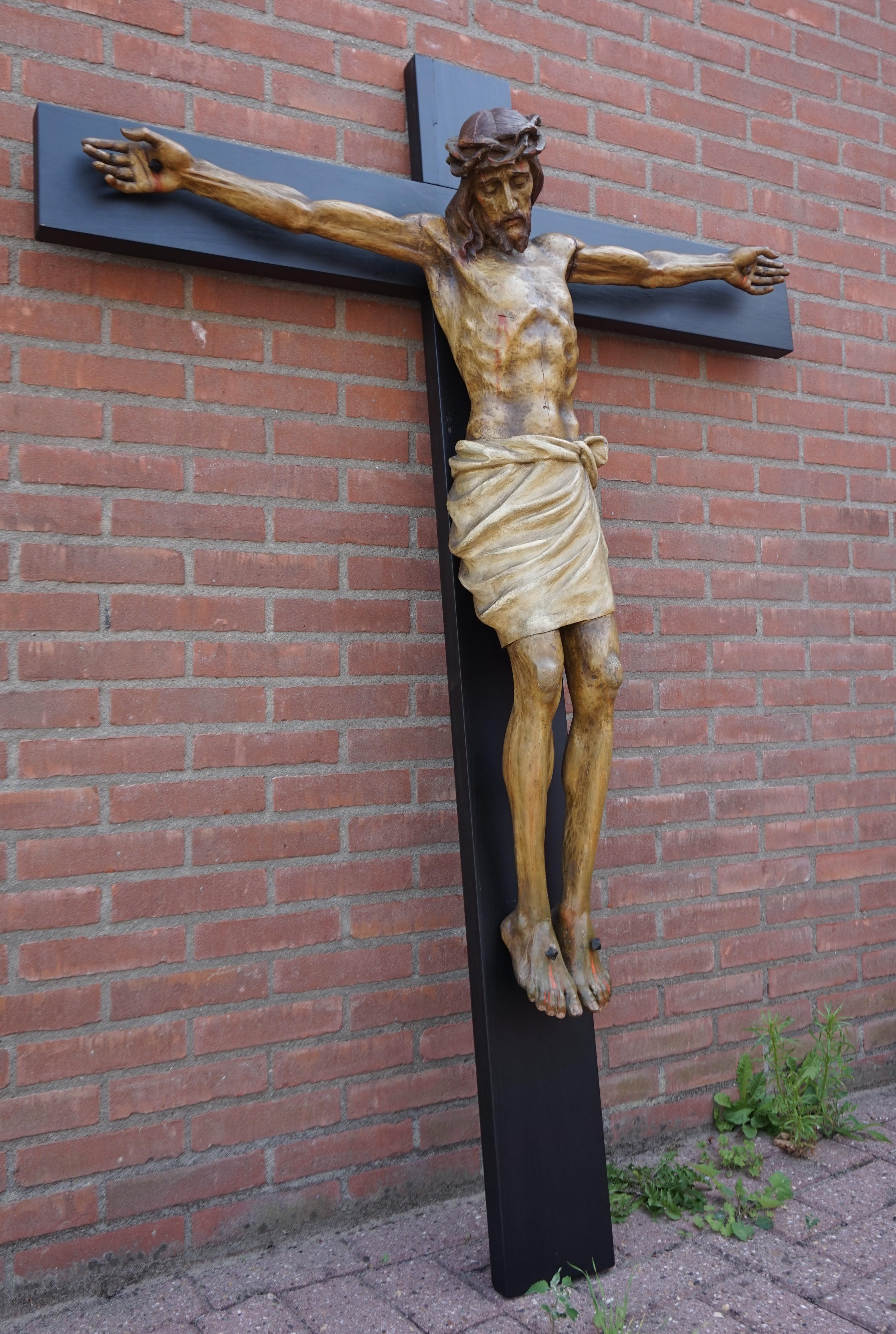 large wooden crucifix