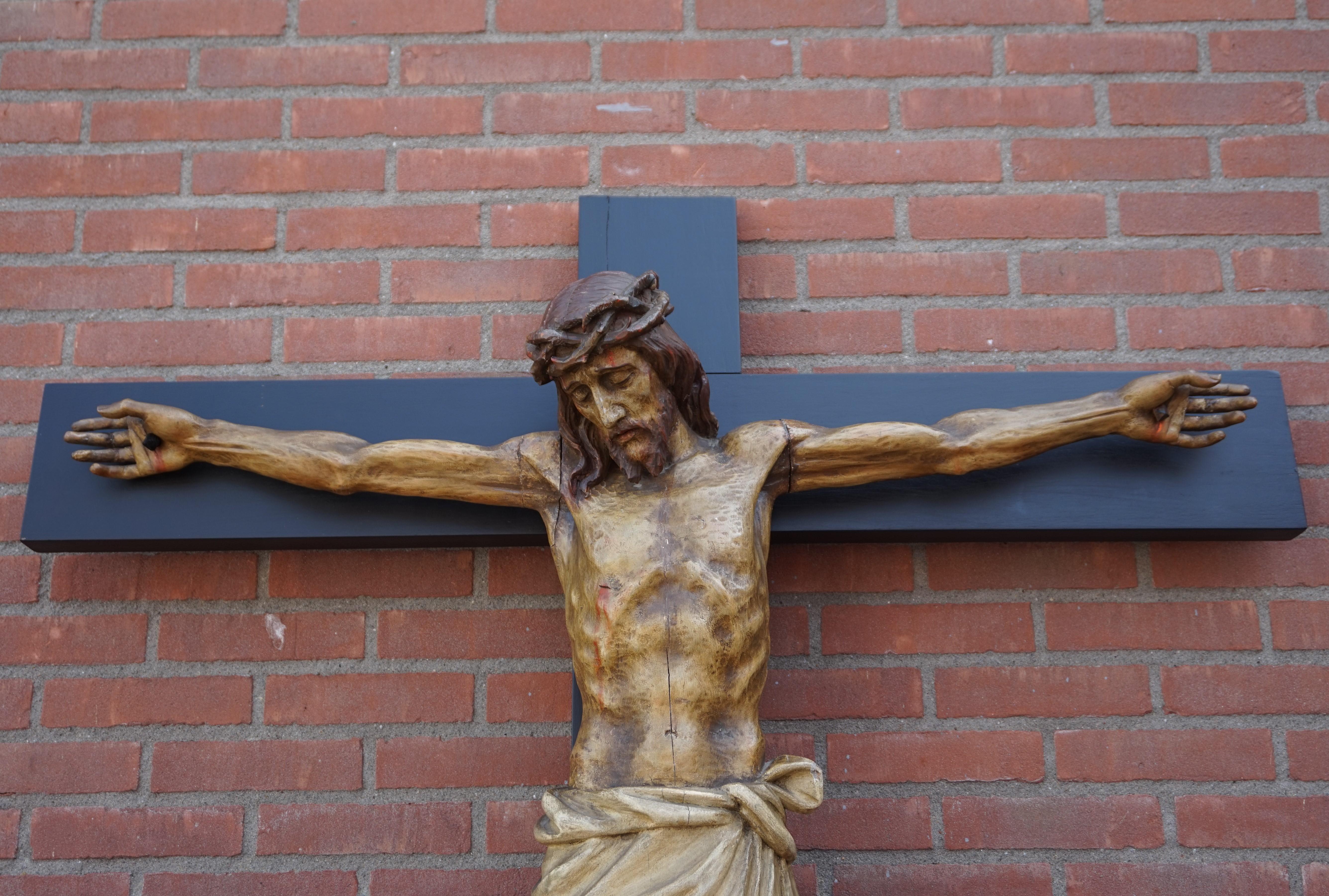 large wooden crucifix