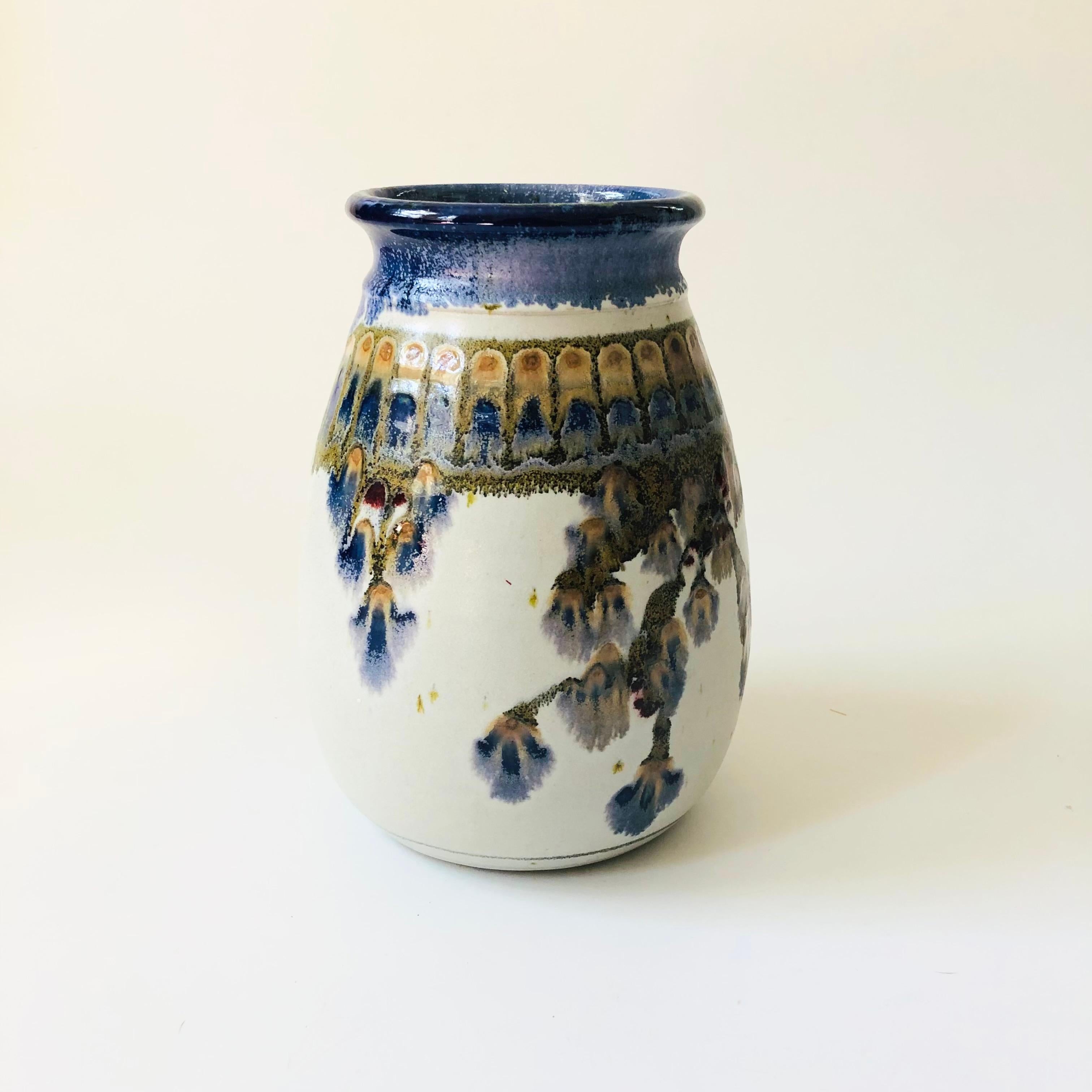 Large Crutchfield Studio Pottery Vase In Good Condition In Fairfield, CA
