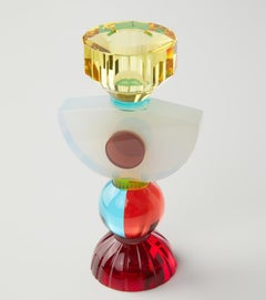 Large Crystal Candlestick, INDY Model, 21st Century.