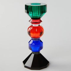 Large Crystal Candlestick, YA Model, 21st Century.