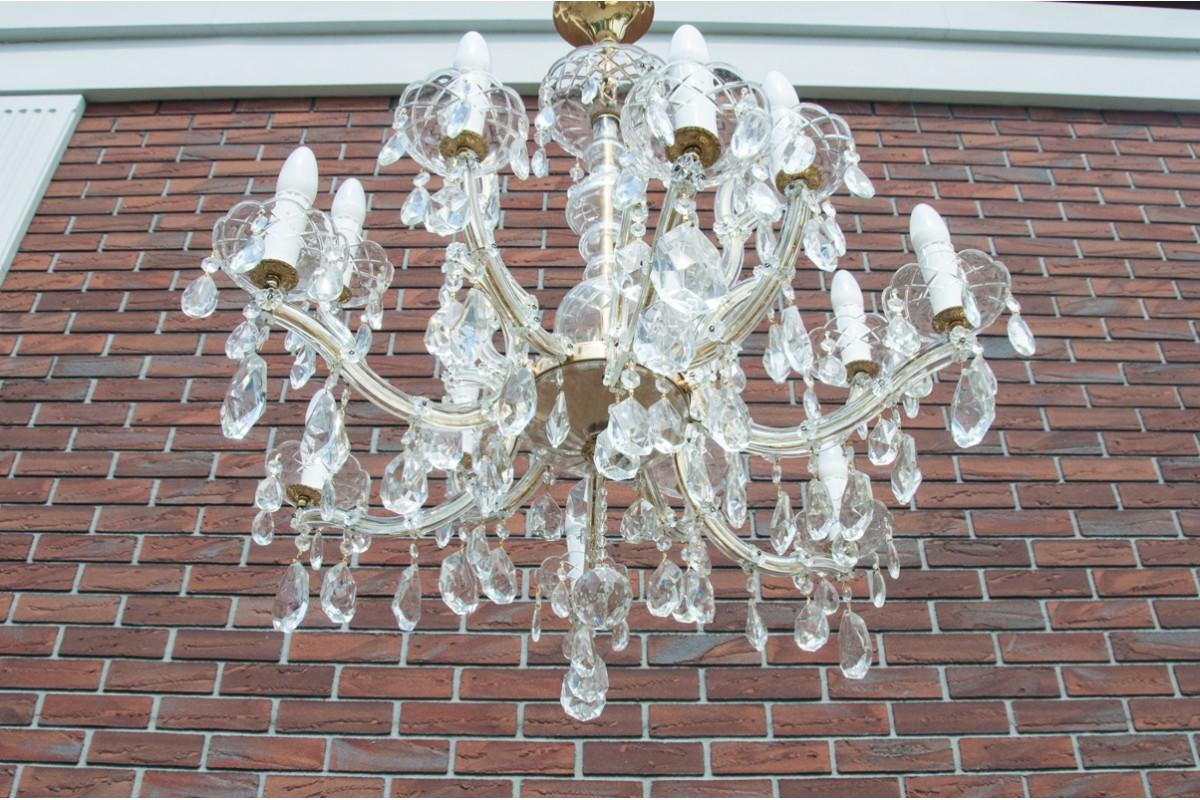 Large Crystal Chandelier, France, First Half of the 20th Century 9