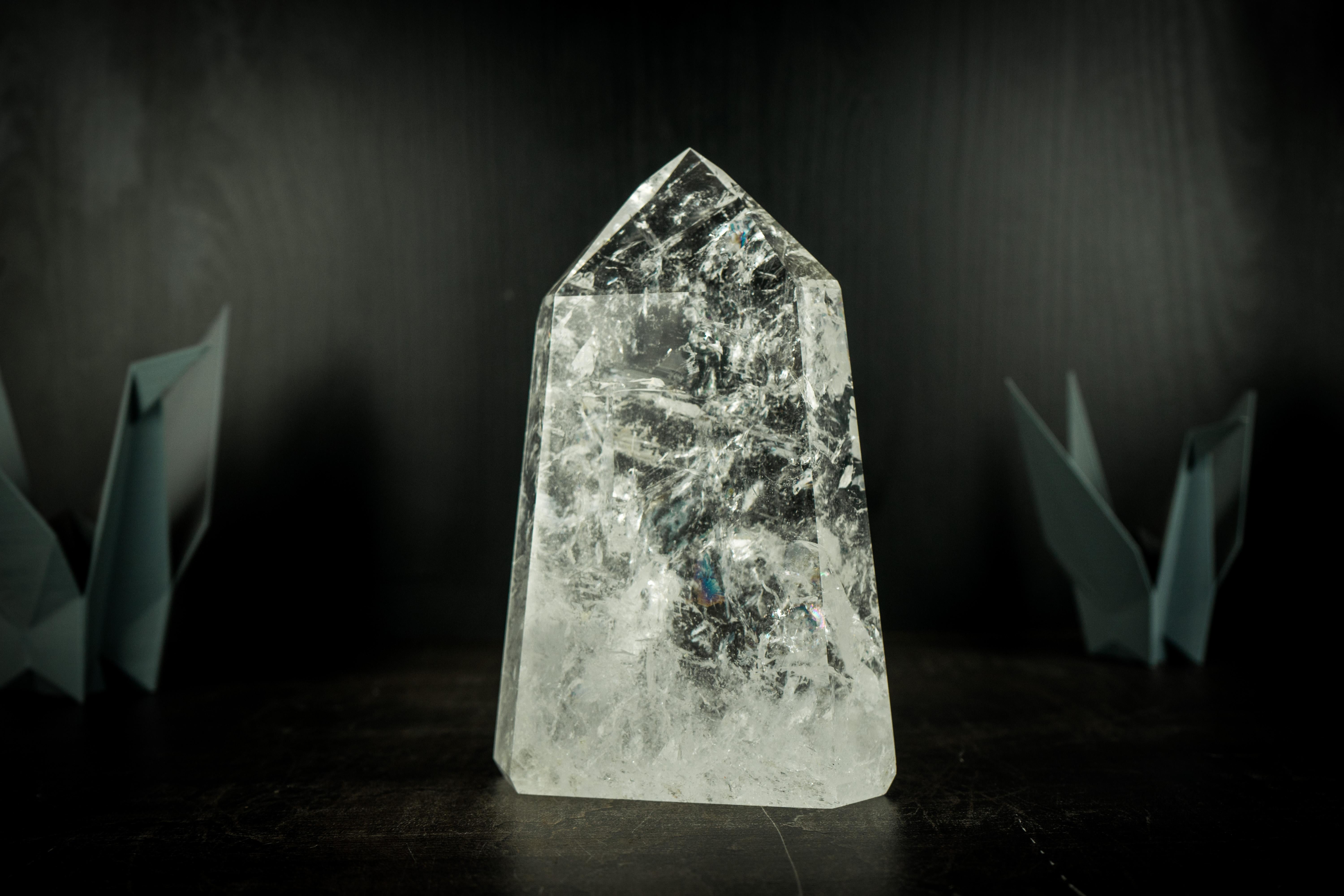 Gran Generador de Torre de Cuarzo Cristalino de Diamantina, Super Calidad en Nuevo estado para la venta en Ametista Do Sul, BR