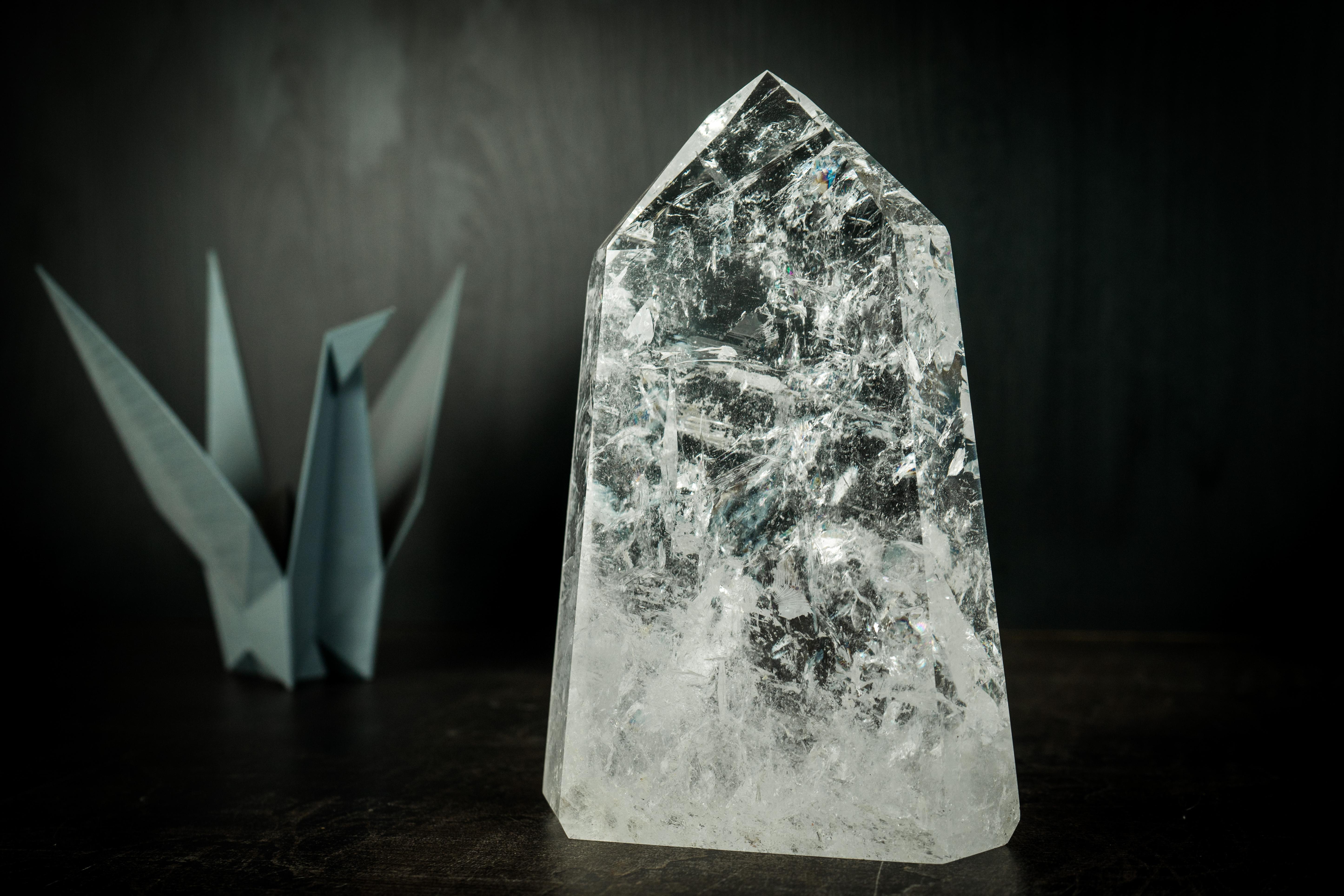 Gran Generador de Torre de Cuarzo Cristalino de Diamantina, Super Calidad en venta 1