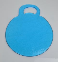 Grande vassoio in cristallo di Lindshammar, Svezia, anni '70