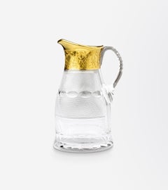 Large Crystal Pitcher by Moser in the 'Splendid' Pattern