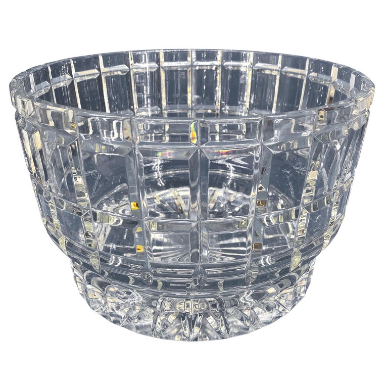 Large Crystal Serving Centerpiece Fruit Or Dessert Bowl at 1stDibs
