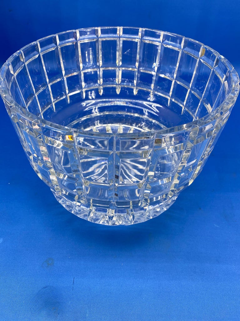 Large Crystal Serving Centerpiece Fruit Or Dessert Bowl at 1stDibs