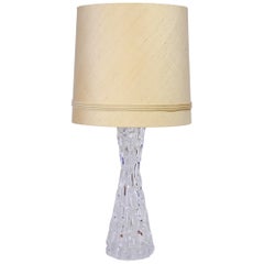 Large Crystal Table Lamp by Carl Fagerlund, Orrefors