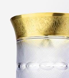 Large Crystal Vase by Moser in the 'Splendid' Pattern