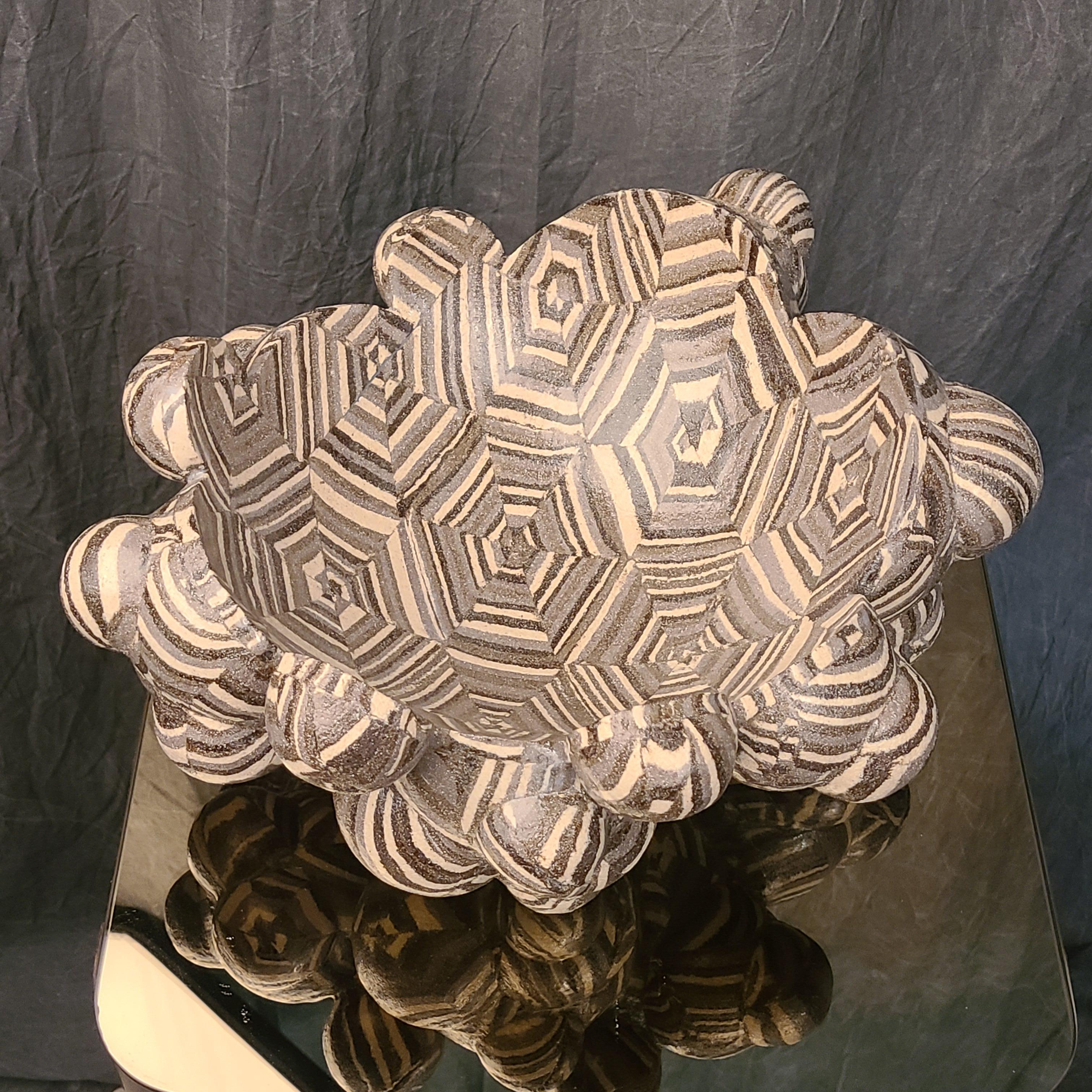 Large Crystalline Spore Bowl by Lewis Trimble 1