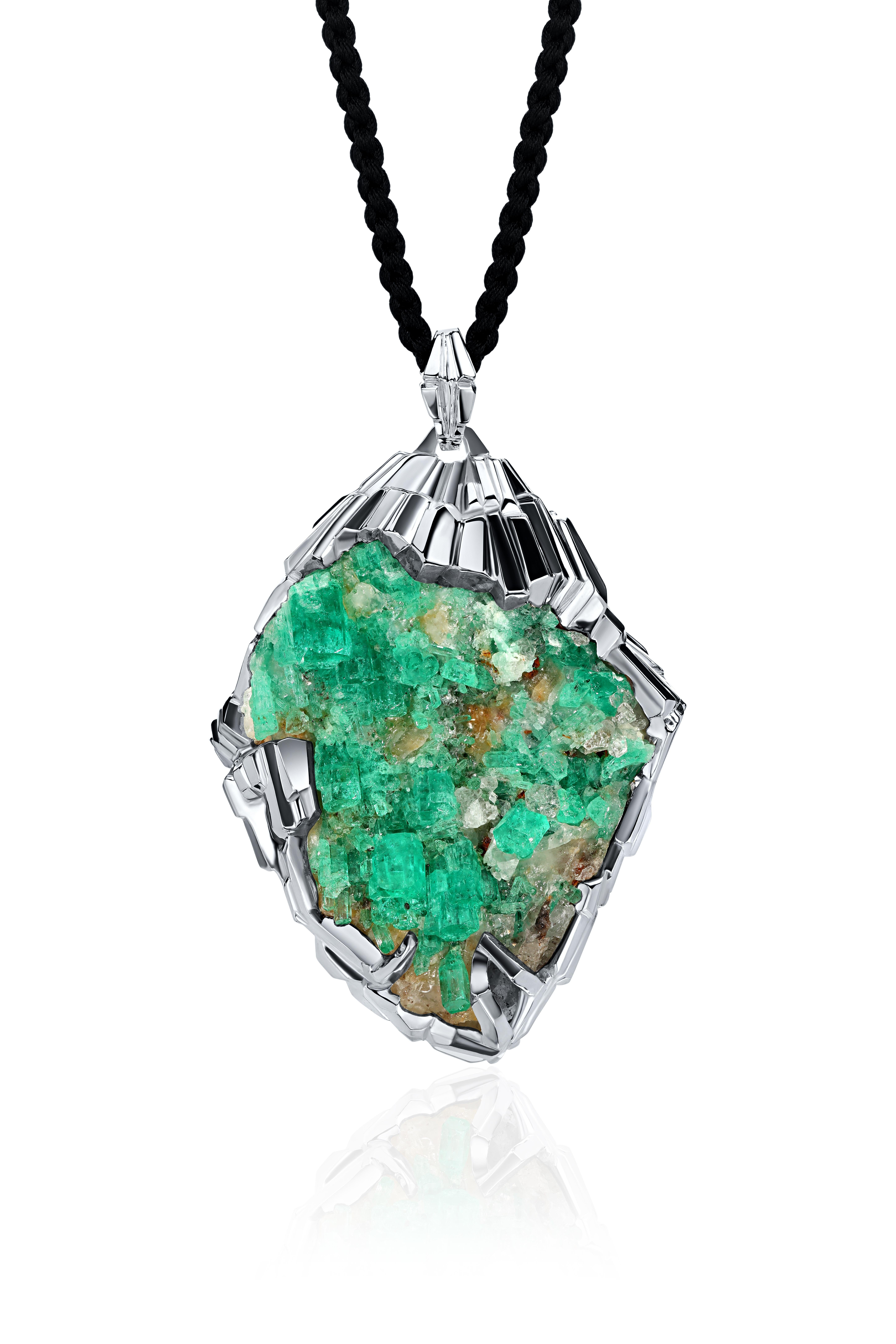 large emerald necklace