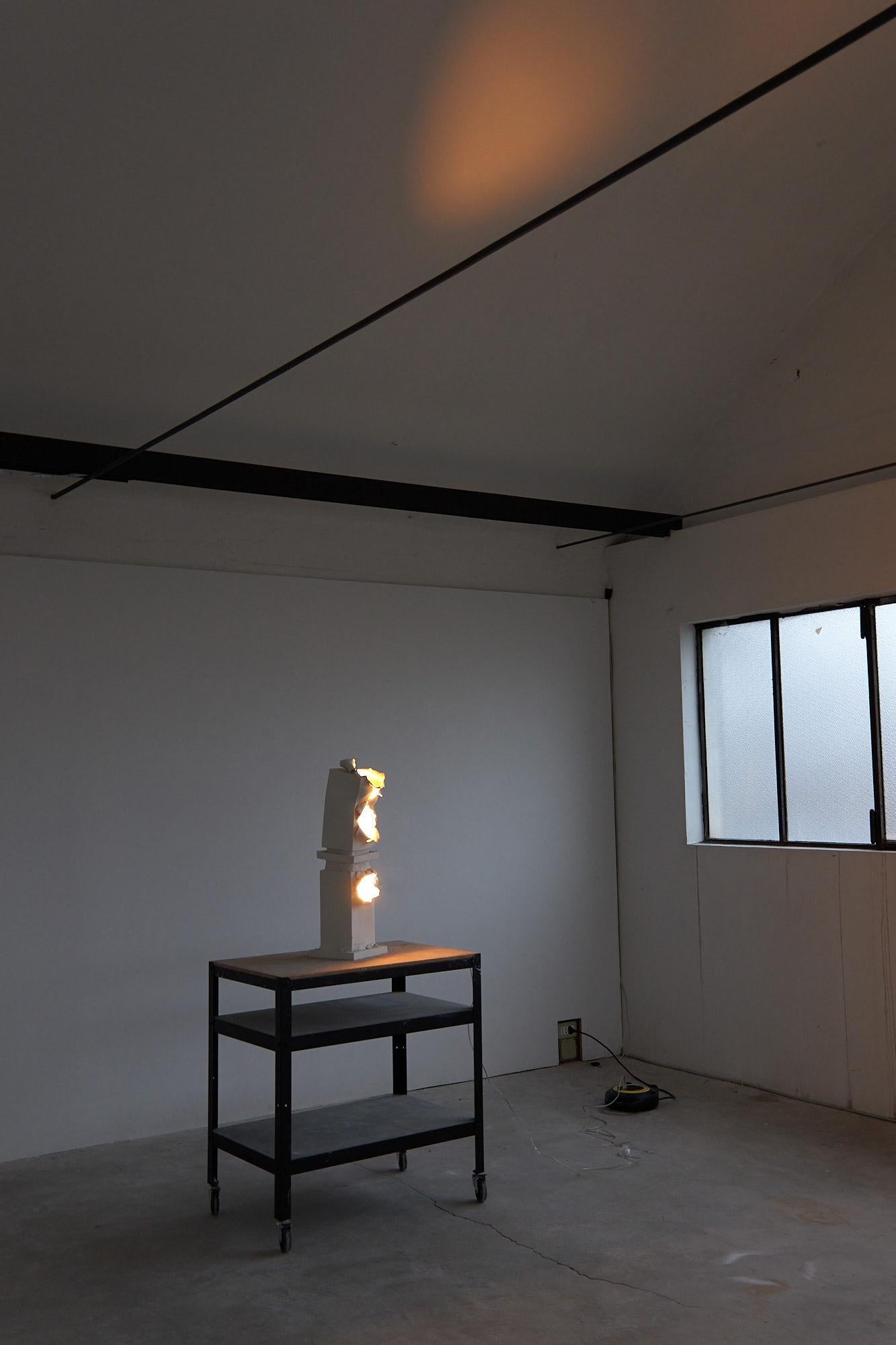 Post Modern, Brutalist, Deconstructivist, Sculptural Floor Lamp. Made in Italy For Sale 6