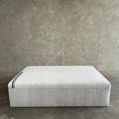 Large cube ottoman/ coffee table