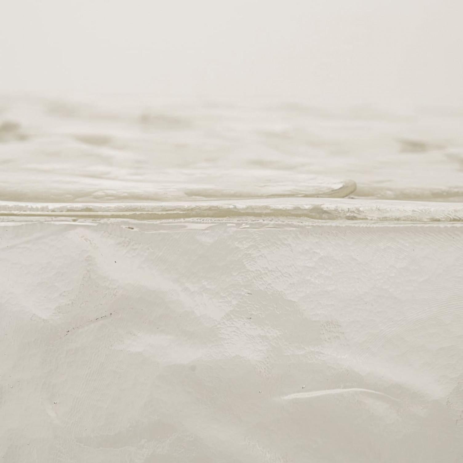 Large Cube Shaped Glass Floor and Table Light by Carlo Nason, 1970 Otro en venta