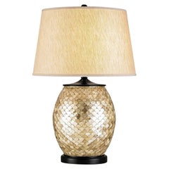 Large Currey & Company Alfresco Iridescent Capiz Shells Table Lamp