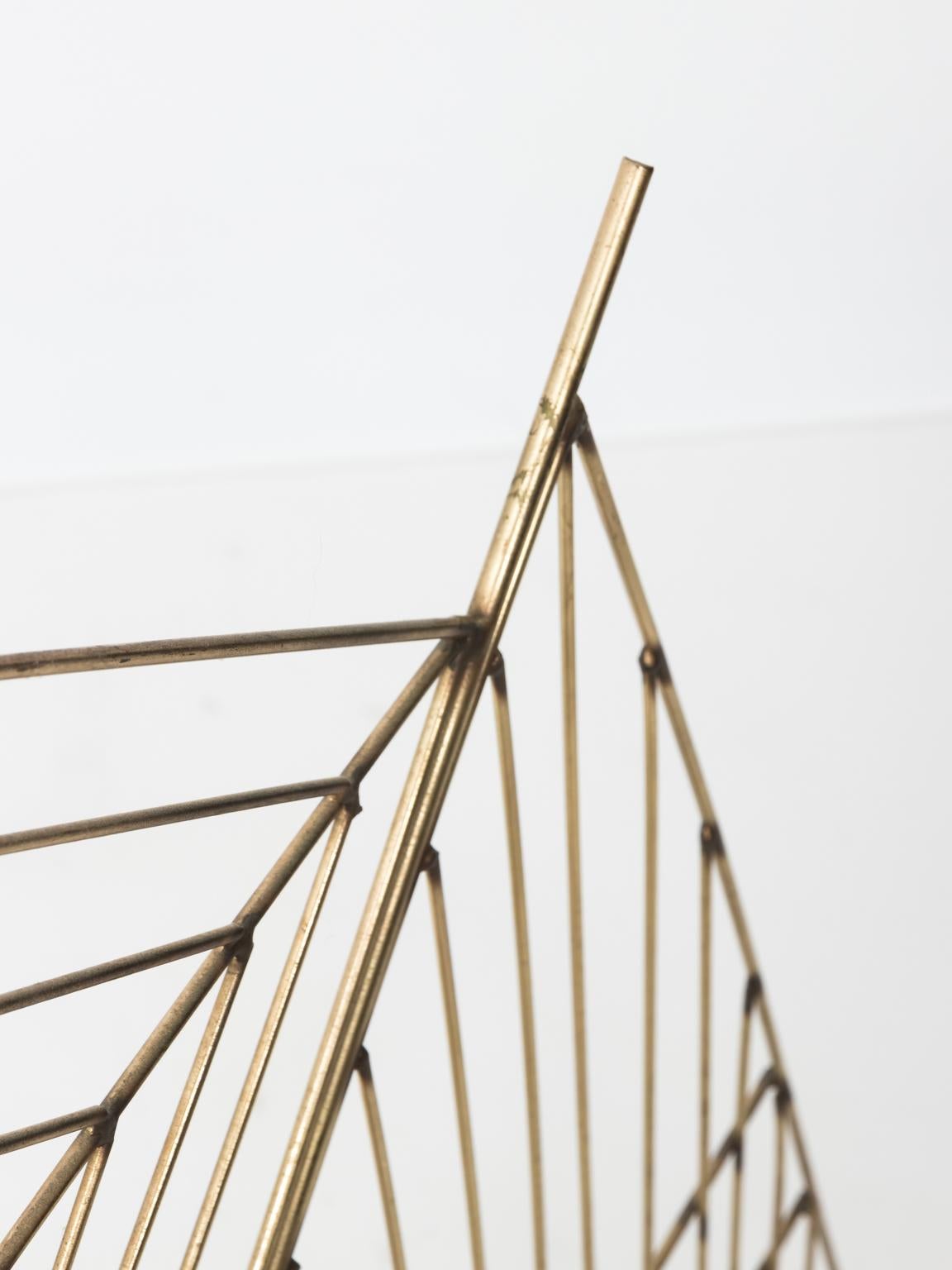 Mid-Century Modern Large Curtis Jere Sailboat Sculpture, circa 1970s