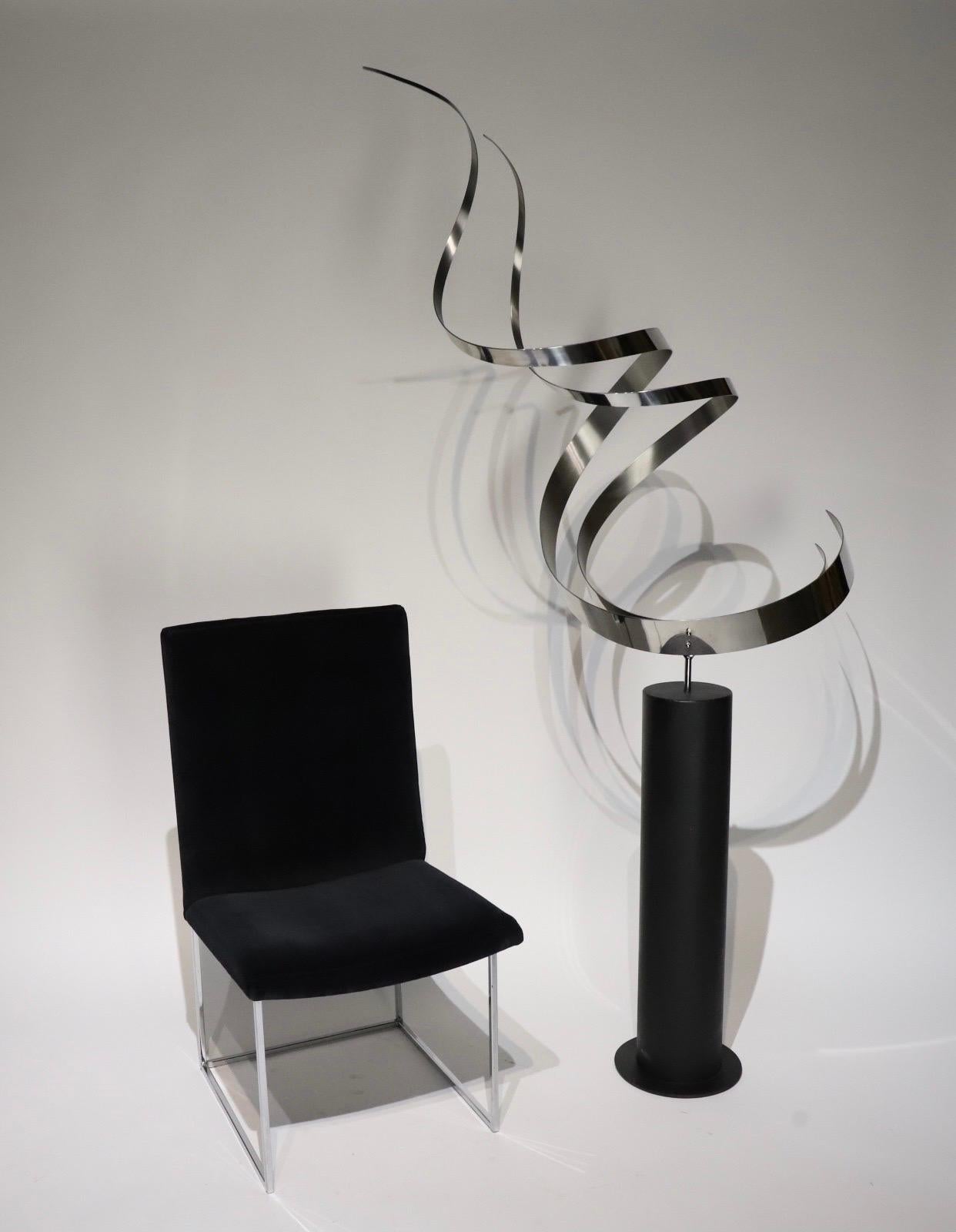 Scultura da pavimento a vortice grande di Curtis Jere in vendita 8