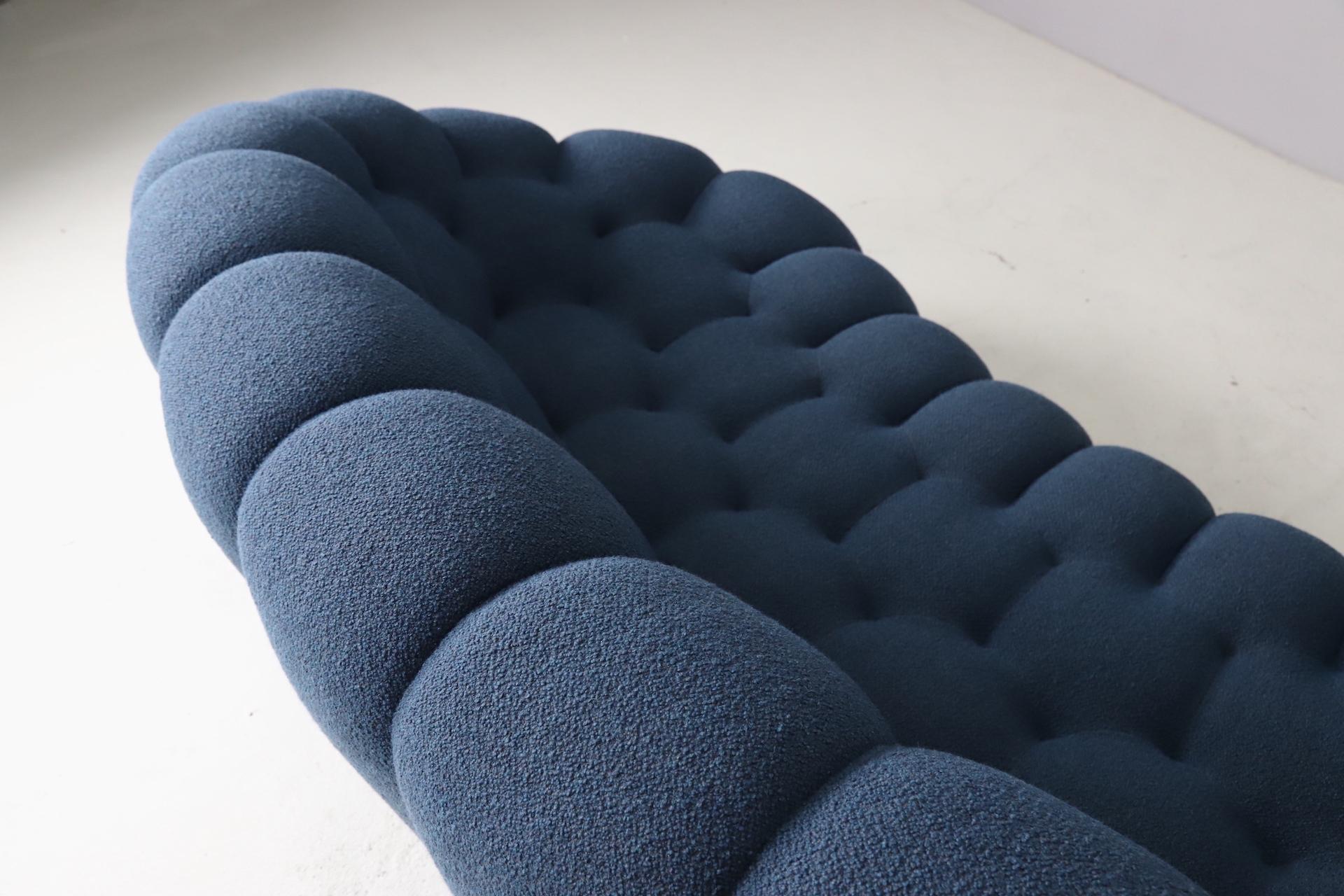 Modern Large Curved 'Bubble' Sofa by Sacha Lakic for Roche Bobois, France 2000s