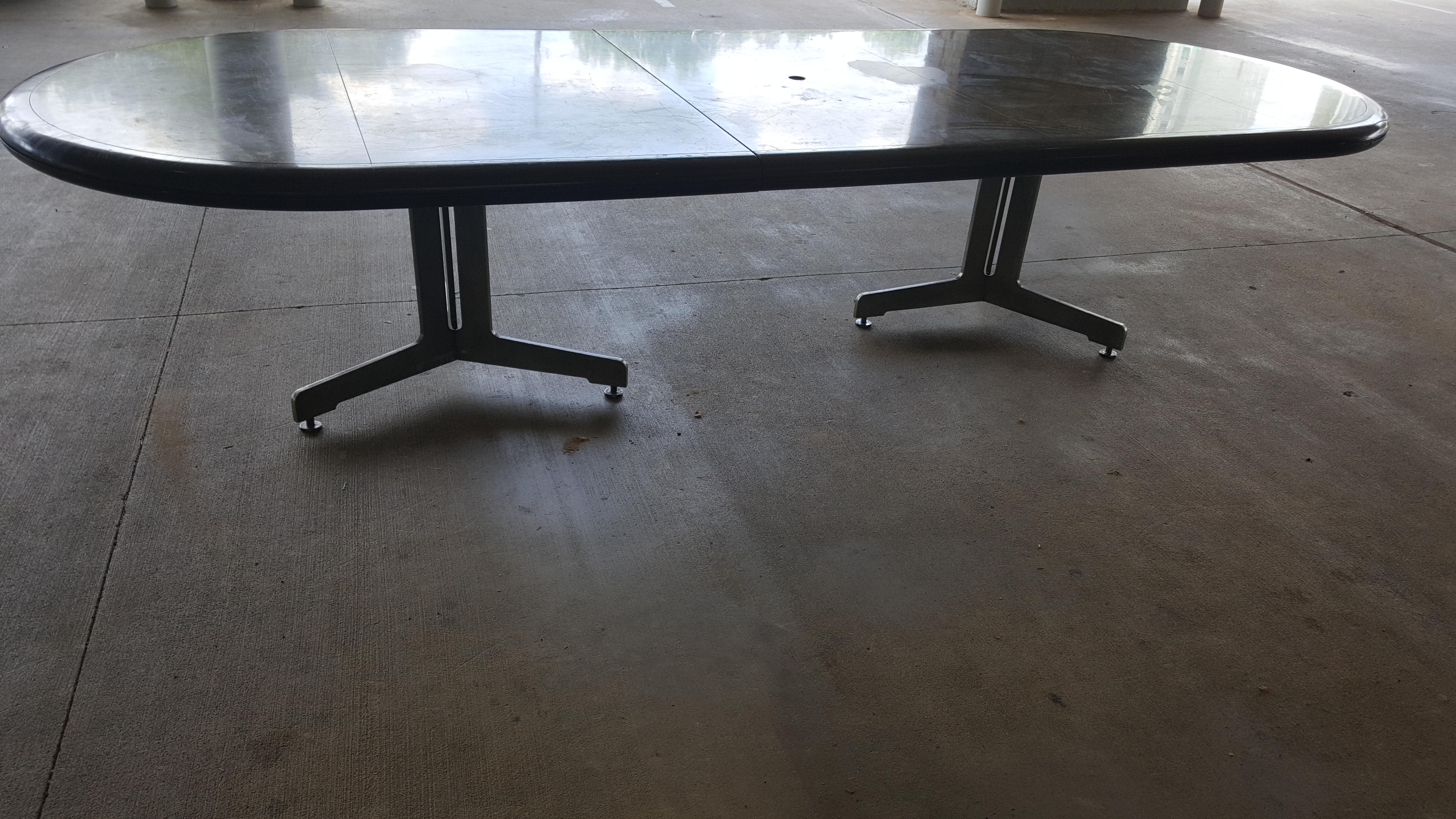 Post-Modern Large Custom Conference Table For Sale