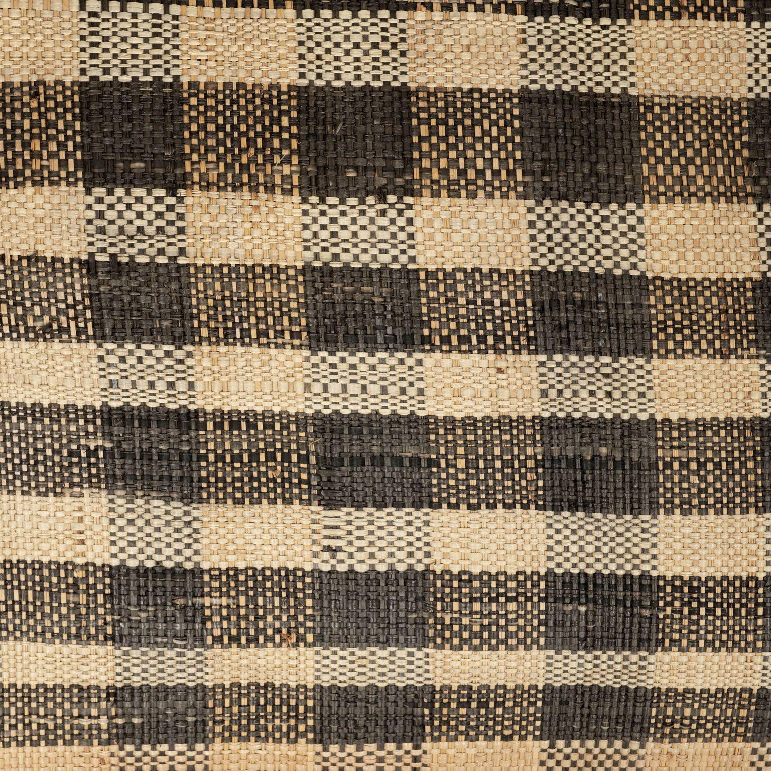 Tribal Large Custom Cushion from Vintage African Kuba Cloth